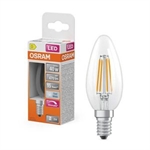 Osram lâmpada LED E14 B35 filamento luz neutra regulável 3.4 W | 40 W | OS405NA5675