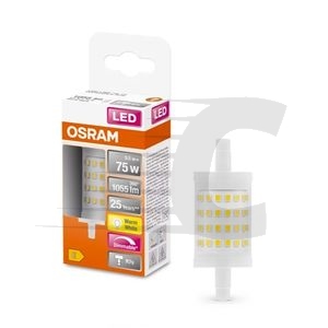 Osram lâmpada LED R7S luz quente regulável 9,5W | 75W