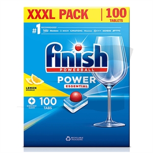 Finish Power All-in-1 Essencial Limão | 100 pastilhas