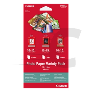 Canon VP-101 | 10 x 15 cm | pacote variado | 20 folhas