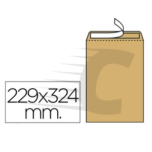 Envelope Papel Kraft  | 229x324mm | 250u.