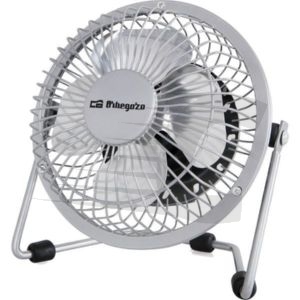 Orbegozo PW 1025 Mini Ventilador USB | Prateado