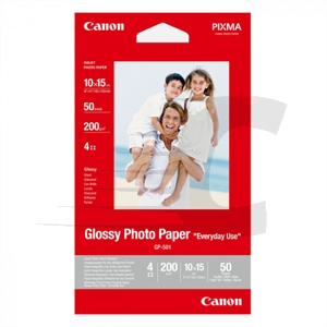Canon GP-501 200 Papel fotográfico brilhante 200 gramas 10 x 15 cm (50 folhas)