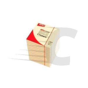 Pack: 12x Apli Classic Bloco de notas amarelas | 75 x 75 mm 100 folhas