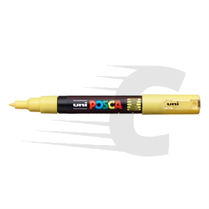 Marcador Posca PC-1MC | Ponta redonda de 0,7 mm | Amarelo