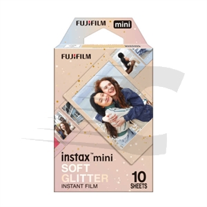 Papel fotográfico Fujifilm Instax Mini Soft Glitter | 10 folhas