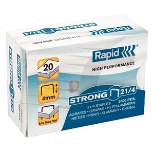 Agrafos fortes Rapid 21/4 galvanizados (5000 unidades)