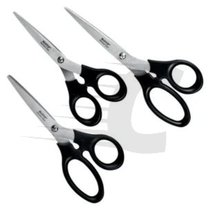 Leitz Pack de tesouras 165/185/200 mm | Pretas 3 unidades