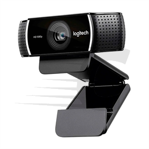 Logitech C922 Pro webcam preta