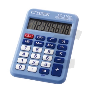 Calculadora LC-110 | Escritório | 8 digitos | Azul