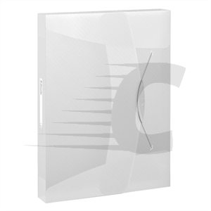 Pasta de documentos Esselte | Polietileno | Branca transparente | 47mm | A4