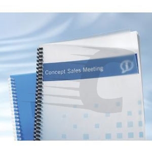 Capas de encadernação PolyClearView GBC | polipropileno | A4 | 100 unidades