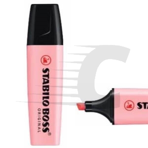 Marcador rosa pastel Stabilo Boss 70/129