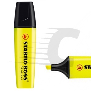 Marcador amarelo fluorescente Stabilo Boss 70/24