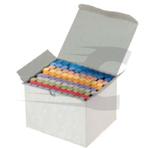 Caixa 100x giz colorido (Antialérgico)