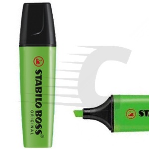 Marcador verde fluorescente Stabilo Boss 70/33