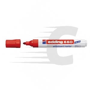 Marcador Edding 660 vermelho para quadro branco