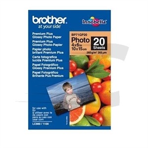 Brother Papel fotográfico extra brilho, 10x15, 20 páginas