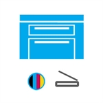 Impressora laser cor multifunçoes