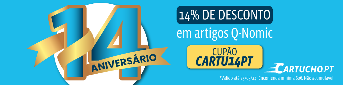 14° aniversário da cartucho